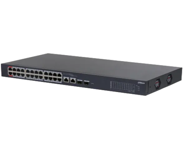 26-Port Cloud Managed Desktop Switch with 24-Port PoE ( DH-CS4226-24ET-375 )